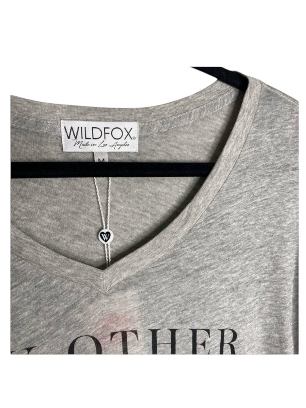 new Wildfox ☻ My Other Costume Halloween Graphic Tee ☻ Heather Grey ☻ Medium ☻ - Picture 12 of 16